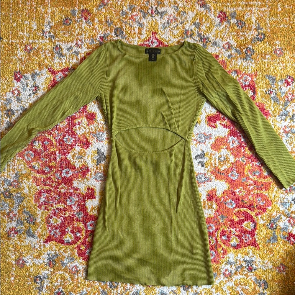 House of Harlow 1960 Olive Mini Dress